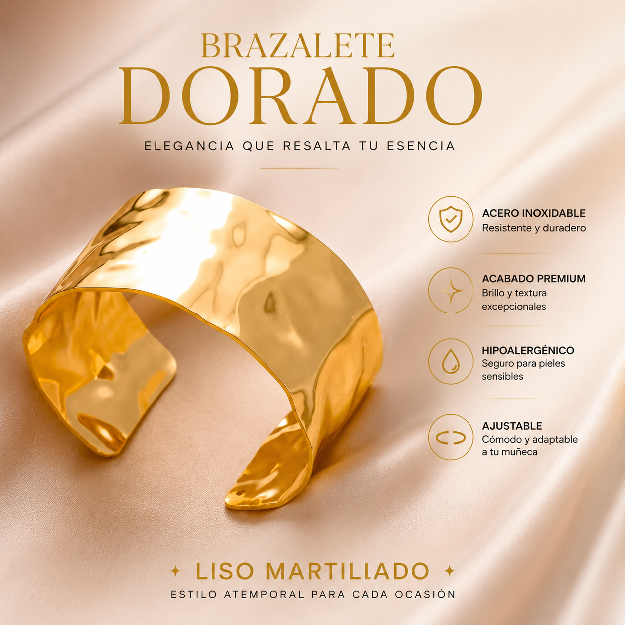 Brazalete Dorado Soreia