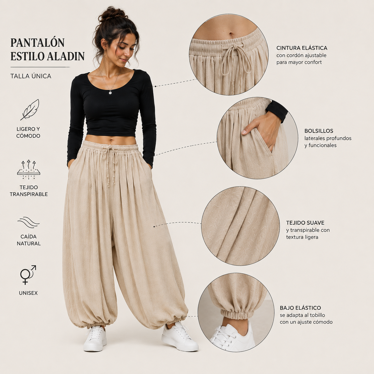 Soreia Pantalón bombacho aladin
