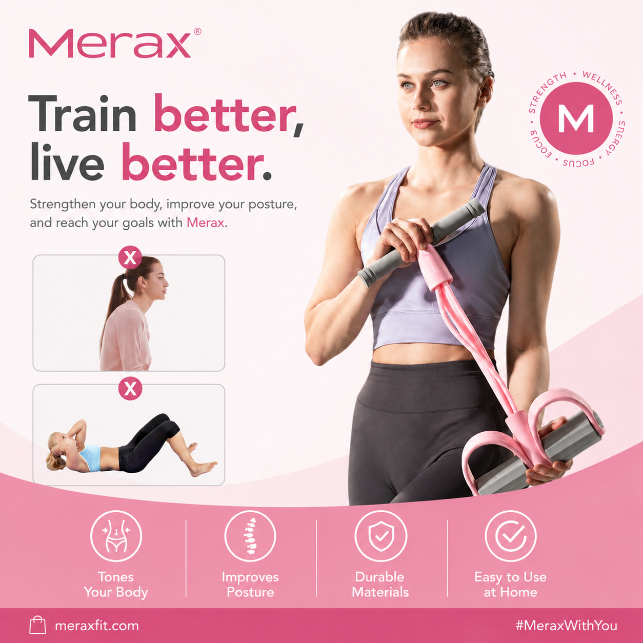 Merax® Multifuncional Pedal Resistance